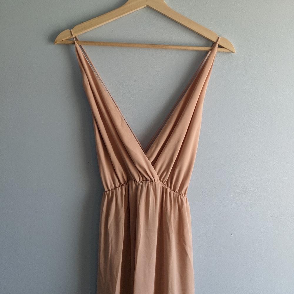 Blush Floor-length Dress